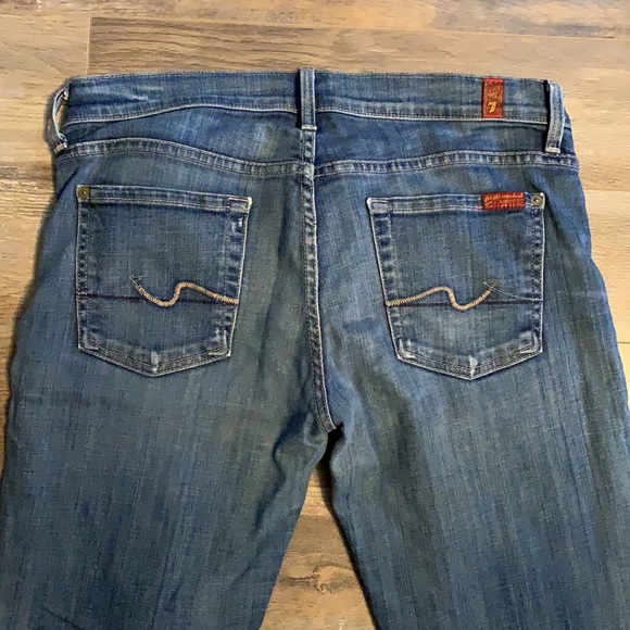 7 for All Mankind Straight Leg Jeans - Picture 3 of 7